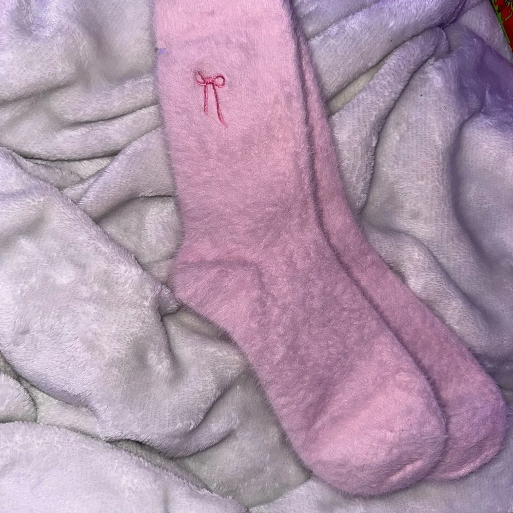 Cozy Pink Fuzzy Socks